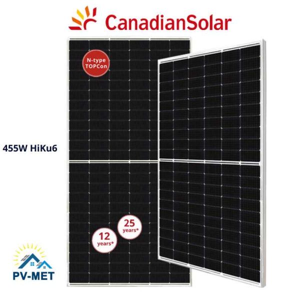 Panel fotowoltaiczny Canadian Solar 455W HiKu6 CS6L-455 czarna rama